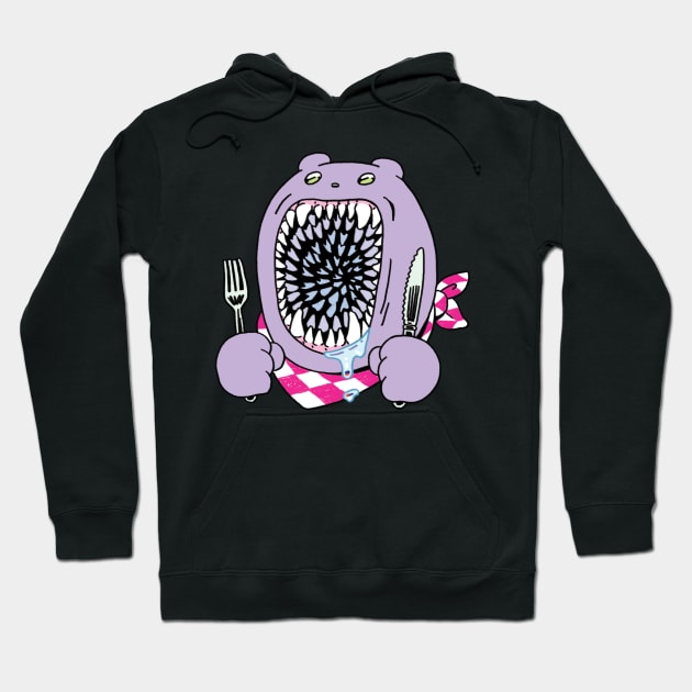 Toothy Bear Hoodie by LillianXie